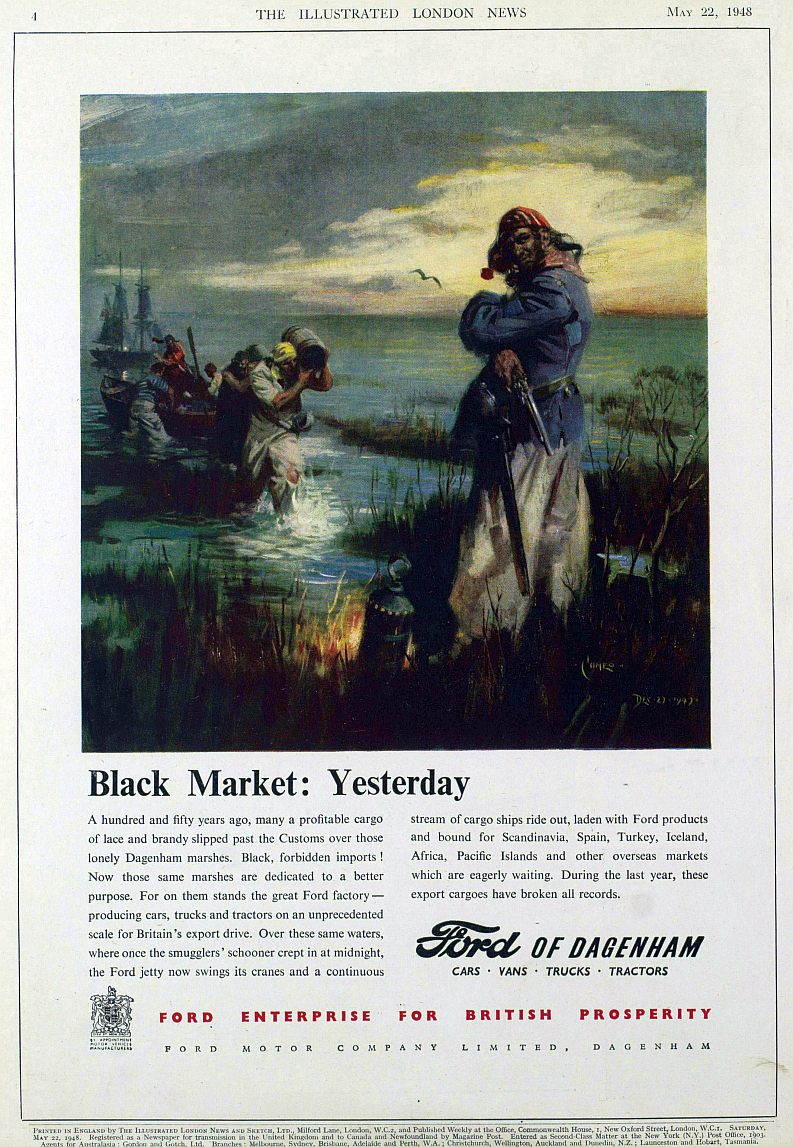 Ford advert Dagenham marshes